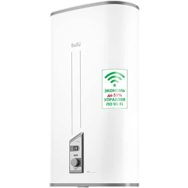 Водонагреватель накопительный Ballu BWH/S 100 Smart WiFi DRY+ Белый с модулем WiFi