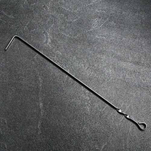 Шафран Кочерга из нержавеющей стали, ручка - кольцо, ширина - 12 мм, 70 см