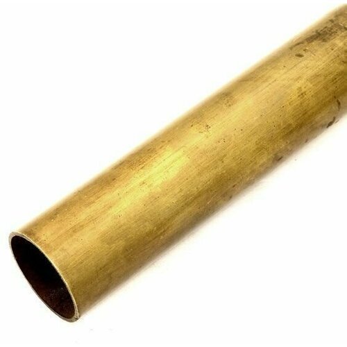 Латунная труба Л63 п/тв диаметр 14 мм. стенка 2 мм. длина 1150 мм. ( 115 см ) Трубка латунь для отопления, конструкций