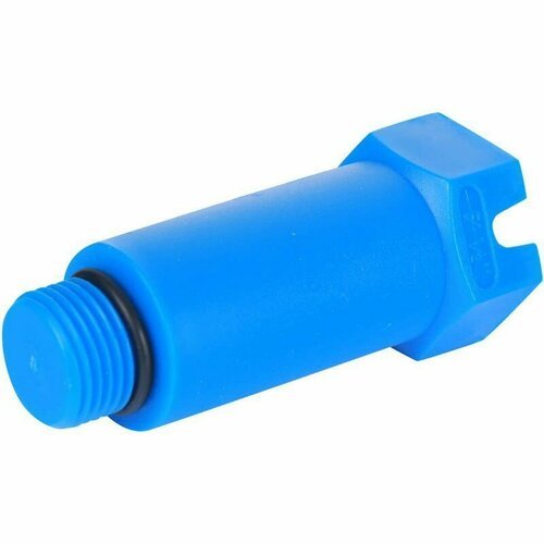 Заглушка для опрессовки Н/Р 1/2 удлиненная пластиковая синяя FV-Plast 91406 10шт