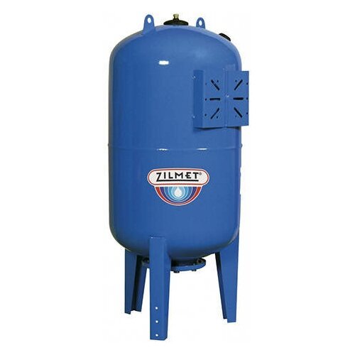 Zilmet ULTRA-PRO - 500 л гидроаккумулятор вертикальный синий (PN10, мембрана бутил, фланец нерж. сталь)