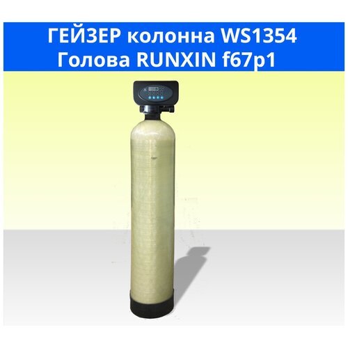 Гейзер Установка WS1354/Runxin F67P для обезжелезивания воды с автоматической промывкой по таймеру