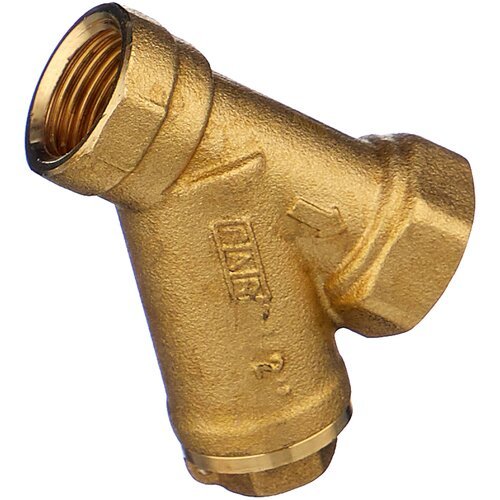 Фильтр механической очистки FAR FA 2390 муфтовый (ВР/ВР), латунь золотой Ду 15 (1/2')