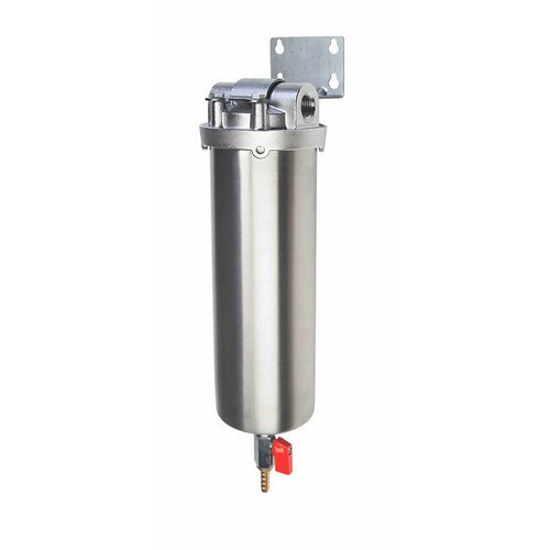 Фильтр (колба) для горячей воды Гидротек HSH-IOSL из нержавеющей стали 10 SL 3/4'