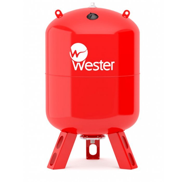 Красный расширительный бак Wester WRV 500 (top)