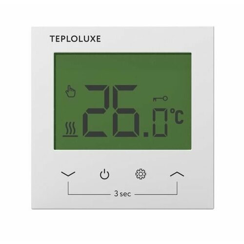 Терморегулятор термостат для теплого пола Теплолюкс Pontus белый ecom