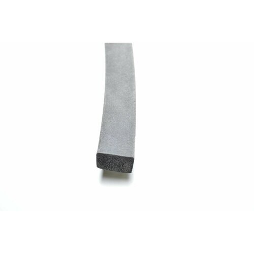 Шнур уплотнительный черный из микропористой резины 5х10 мм 6 метров
