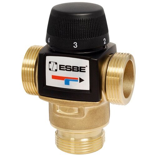 ESBE Клапан трехходовой термостатический смесительный VTA572 30-70С, НР 1, KVS 4,5 (31702500)