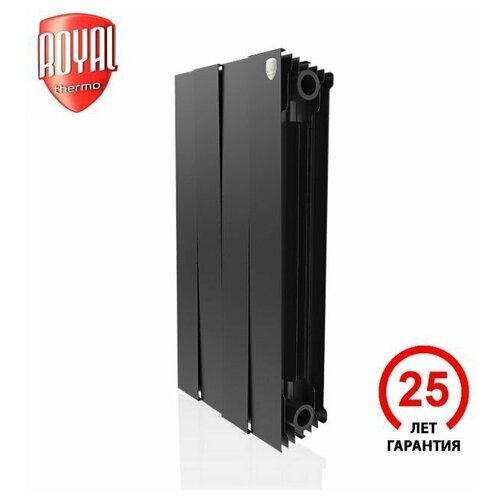 Радиатор секционный биметаллический Royal Thermo PianoForte 500 Noir Sable - 4 секц.