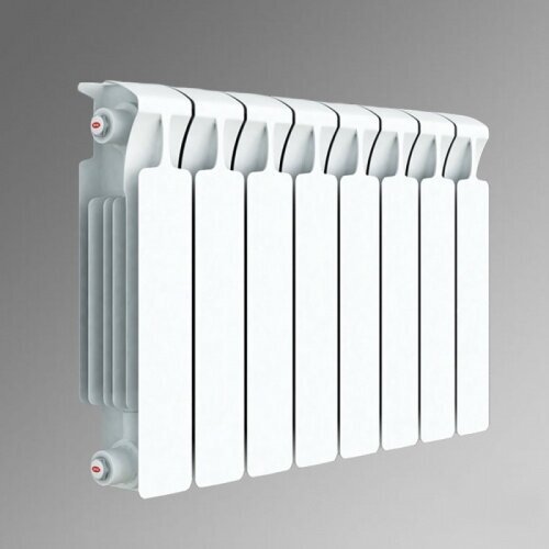 Радиатор биметаллический RIFAR BASE Ventil 500 х 6 секций подключение боковое (1200 Вт) (RB50006)