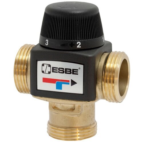 Клапан термостатический смесительный ESBE VTA572 (DN25, Kvs4.8, PN10, НР 1'1/4,20-55°C, ТП)