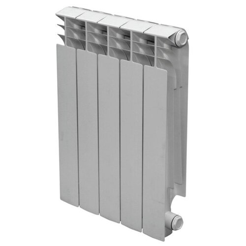 Радиатор секционный Tenrad AL 500/80, кол-во секций: 8, 6.6 м2, 660 Вт, 600 мм.алюминиевый