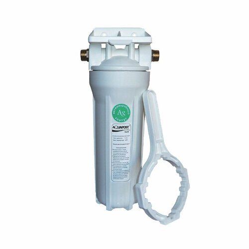 Магистральный фильтр Aquapost Cold Ag SL-10' 1/2' нр, белый, для х/в