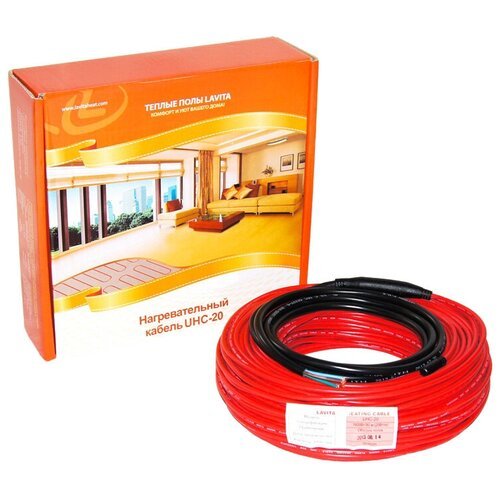 Греющий кабель, Lavita, UHC-20-140, 23 м2, длина кабеля 140 м