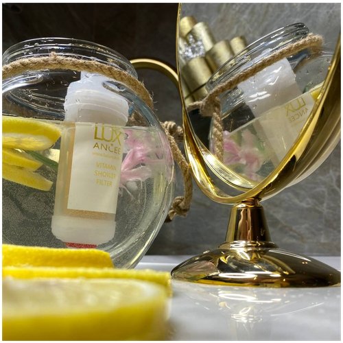 Витаминизированный лечебный фильтр для душа лимон от Luxancee