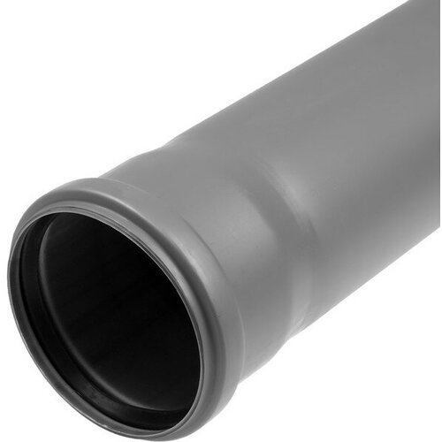 Труба канализационная 'эконом', внутренняя, d=110 мм, толщина 2.2 мм, 500 мм