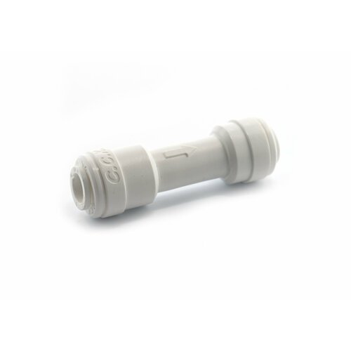 Обратный клапан прямой для фильтра (1/4' трубка - 1/4' трубка) из усиленного пластика C.C.K.