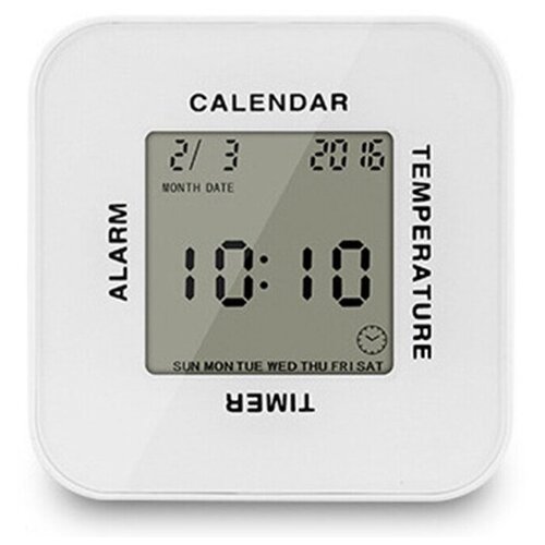 Часы с термометром irit IR-609, белый