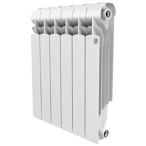 Радиатор секционный Royal Thermo Indigo Super 500, кол-во секций: 6, 11.4 м2, 1140 Вт, 480 мм.биметаллический