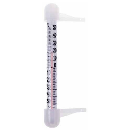 Термометр оконный (Ø 18 мм) полистирольная шкала крепление 'на гвоздик' Rexant 70-0502 (68 шт.)