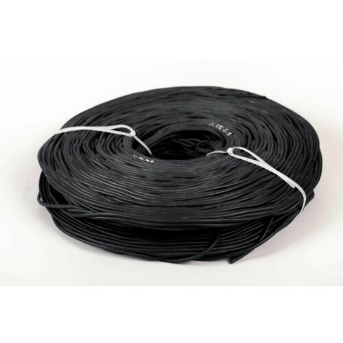 Шнур резиновый уплотнительный черный монолитный жесткий круглый 7,1 мм длина 2 метра