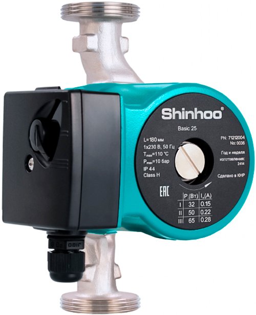 Циркуляционный насос SHINHOO BASIC 15-6S N 130 1x230V