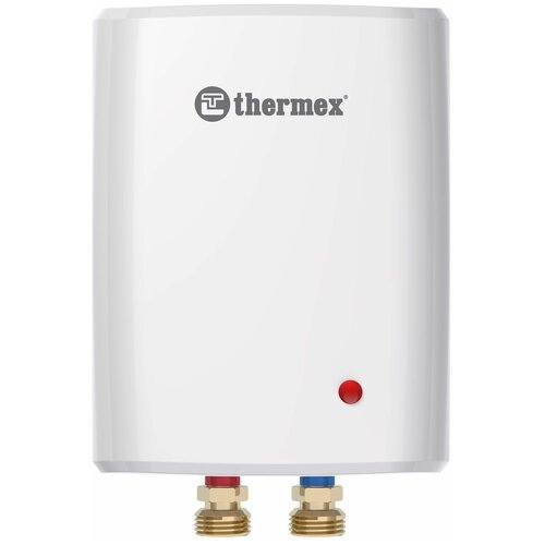 Проточный электрический водонагреватель Thermex Surf 5000, душ, белый