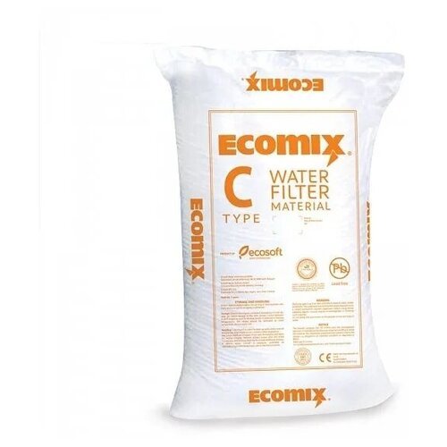 Ионообменная смола для комплексной очистки воды умягчение и обезжелезивание ECOMIX C 12,5л.